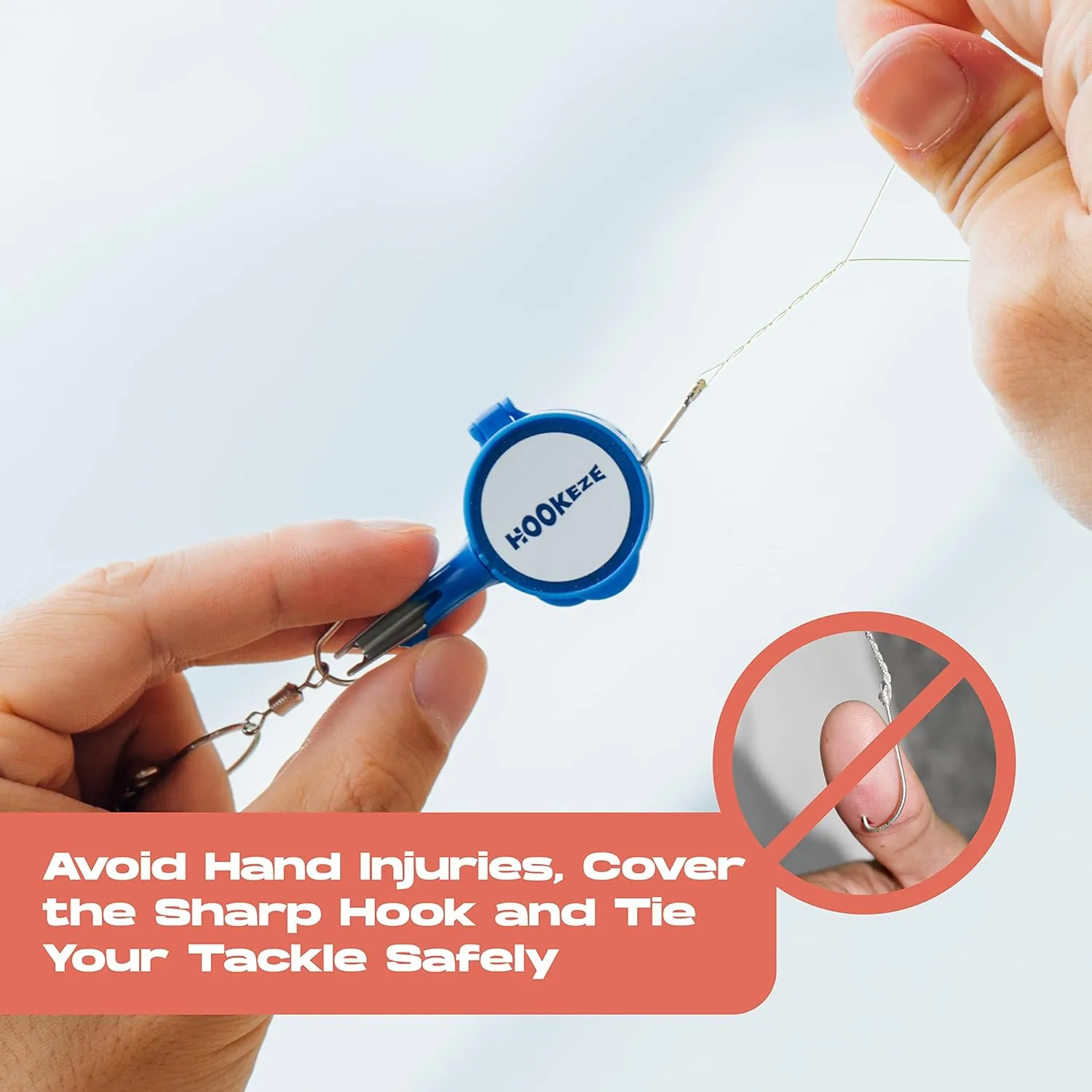 HookEze Fishing Nail Knot Tying Tool | Pack of 2