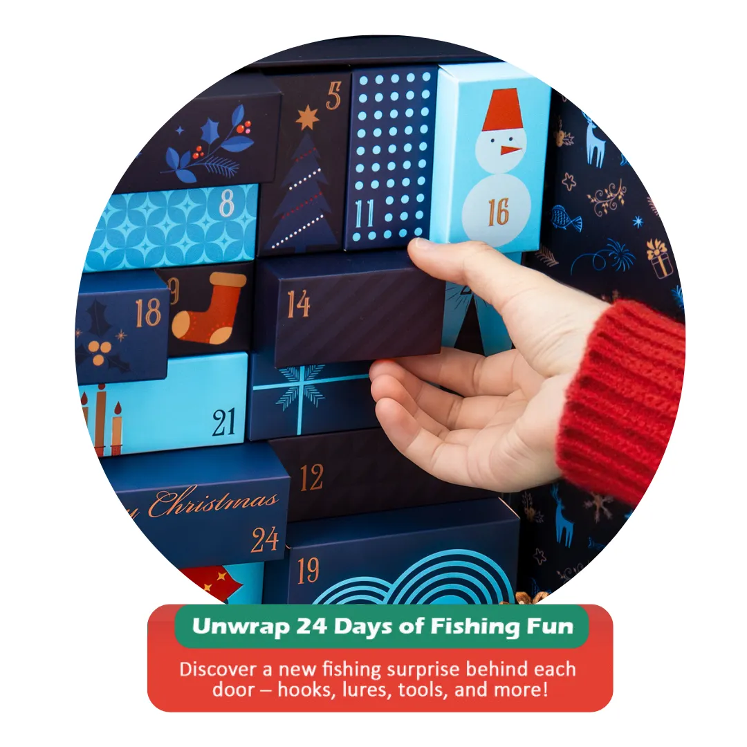 HookEze Fishing Advent Calendars | 24 Days of Fishing Gifts